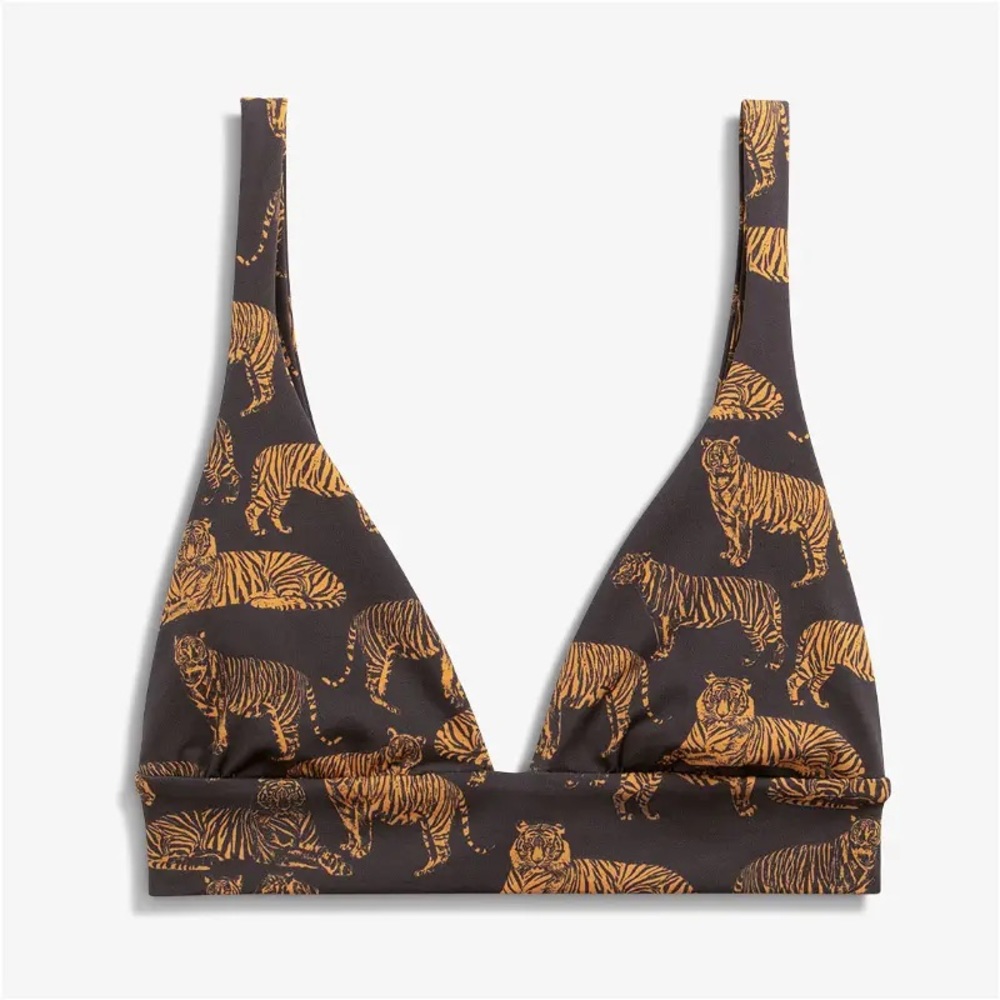 RARE! Boys + Arrows Bikini Set in Frisky Tiger Print - Picture 6 of 16